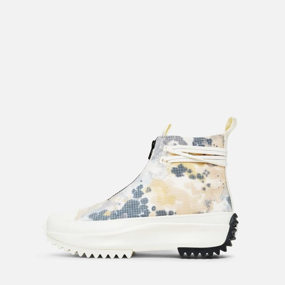 Converse Unisex Run Star Hike Hi Egret/White/Black WASHED FLORALS 170776C - Picture 5 of 11